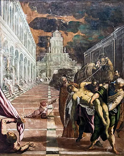 St Marks Body Brought up to Venice Tintoretto